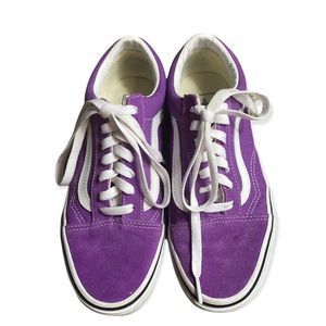 Vans Old Skool Sneakers purple and white